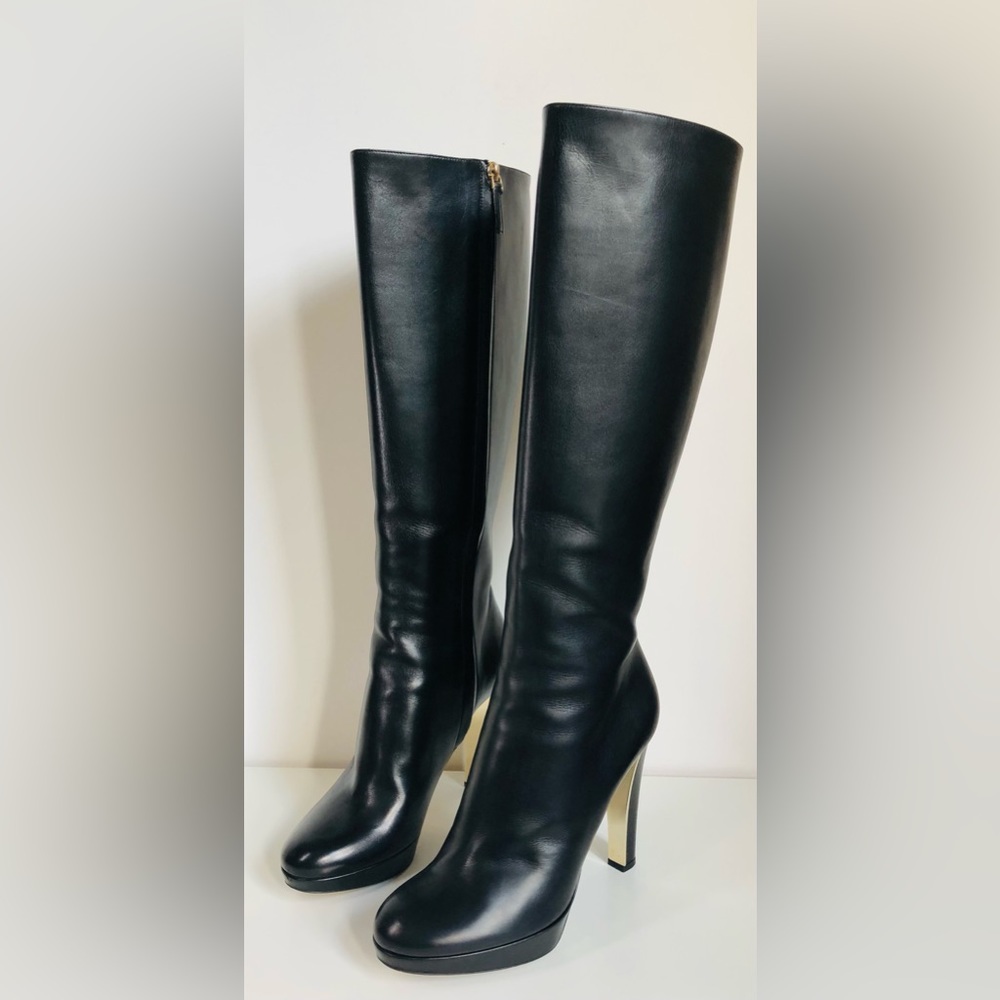 Dior Black Heeled Boots